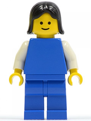 Lego Figur  blau, pln075