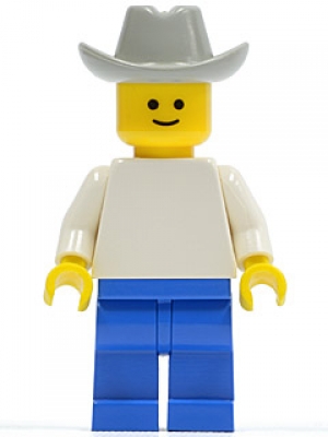 Lego Figur weiß / blau, pln078