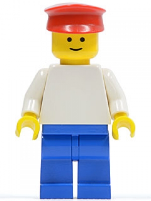 Lego Figur weiß / blau, trn109