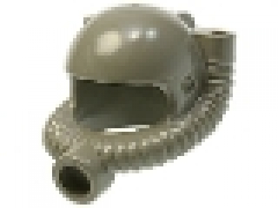 Helm  altes dunkelgrau