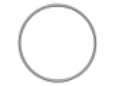 Rubber Belt Medium (Round Cross Section) - Approx. 3 x 3, altes hellgrau