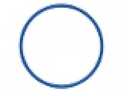 Rubber Belt Medium (Round Cross Section) - Approx. 3 x 3, blau