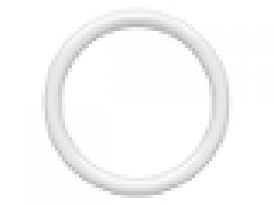 Rubber Belt Small (Round Cross Section) - Approx. 2 x 2, weiß