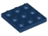 Lego Platte 3 x 3 dunkelblau, 11212 neu