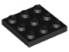 Lego Platte 3 x 3 schwarz, 11212 neu