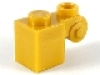 Brick, Modified 1 x 1 with Scroll with Hollow Stud, pearlgold, neu