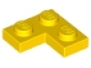 Winkelplatte ( Corner) 2 x 2 x 0,33 gelb 2420