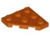 Diagonalplatte 3x3 dunkelorange
