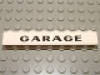 1 x 8 Garage weiß