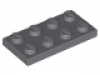 Lego Platten 2x4  neues dunkelgrau