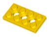 Lego Lochplatten 2x4 gelb