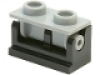 Lego Scharnierstein 3937c08 schwarz/ neues hellgrau
