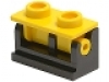 Lego Scharnierstein 3937c15 schwarz/ gelb