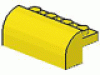 Stein mit Rundung 6081 gelb 2 x 4 x 1